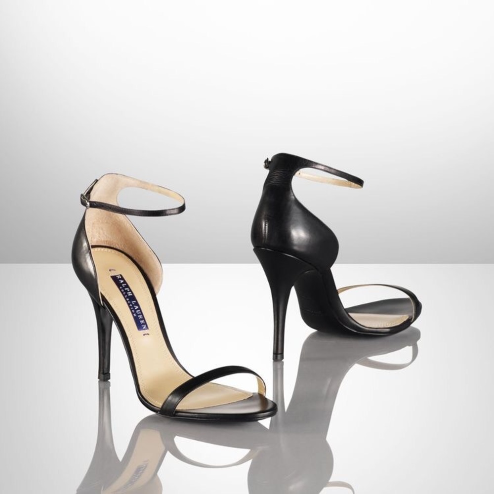 Ralph Lauren Collection Black Bliesta Heel